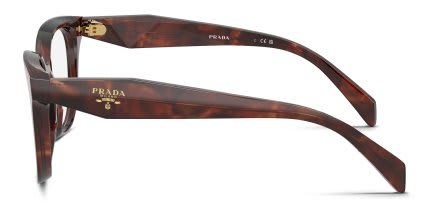 Prada PRC11V Gold, Tortoise glasses - Gold / Tortoise - Side View