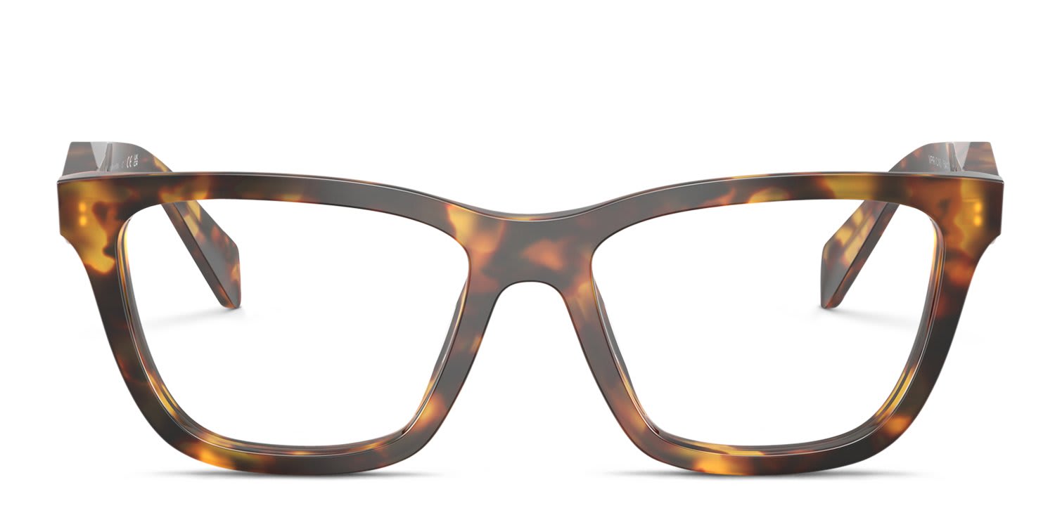 Prada PRC10V Bronze, Tortoise glasses - Bronze / Tortoise - Frontal View
