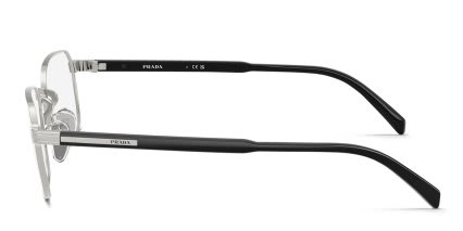 Prada PRC50VD Silver glasses - Silver - Side View