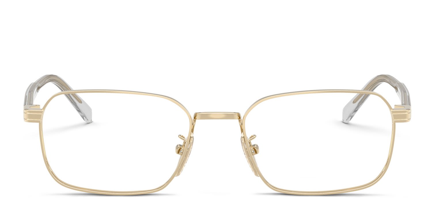 Prada PRC50VD Gold glasses - Gold - Frontal View