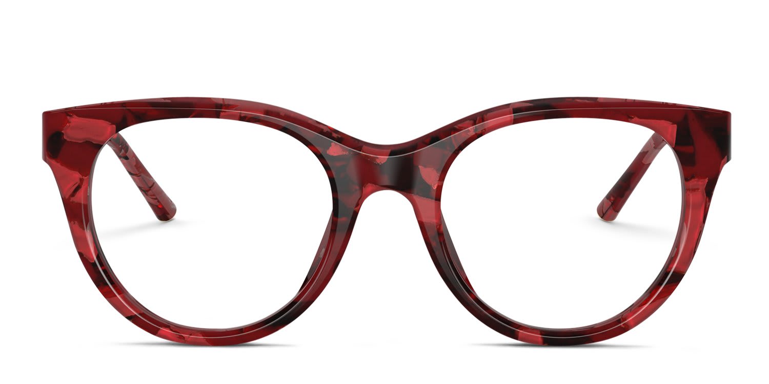 Dolce & Gabbana DG3433 Tortoise, Red glasses - Tortoise / Red - Frontal View
