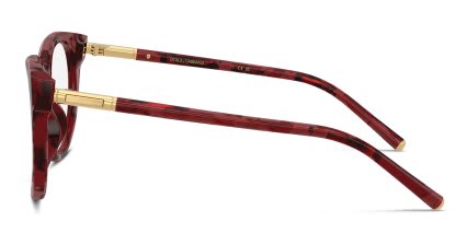 Dolce & Gabbana DG3433 Tortoise, Red glasses - Tortoise / Red - Side View