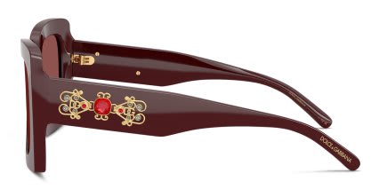 Dolce & Gabbana DG4525B Red, Purple glasses - Red / Purple - Side View