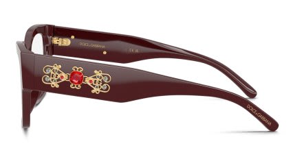 Dolce & Gabbana DG3435B Red glasses - Red - Side View