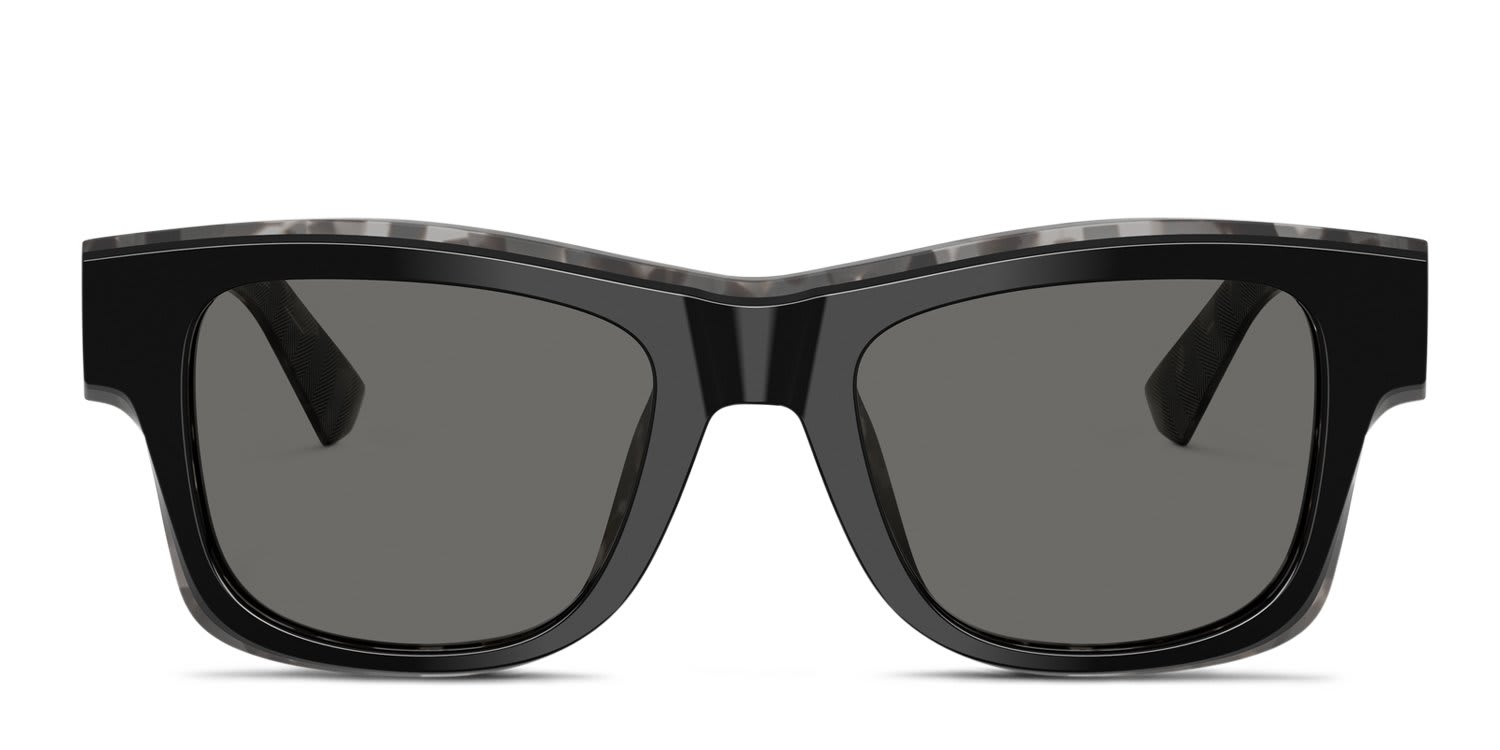 Dolce & Gabbana DG4515 Black, Gray, Tortoise glasses - Black / Gray / Tortoise - Frontal View