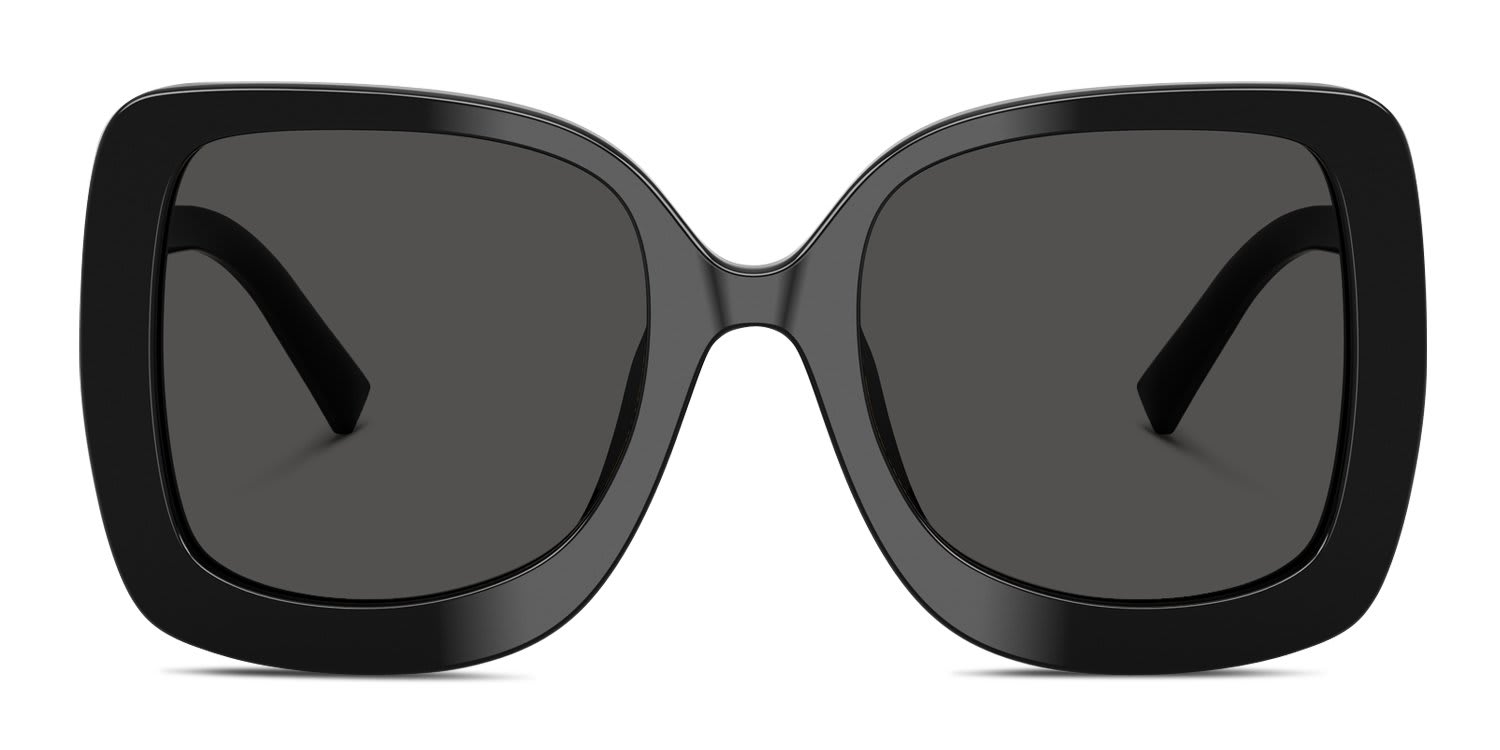Dolce & Gabbana DG4513 Black, Gray glasses - Black / Gray - Frontal View