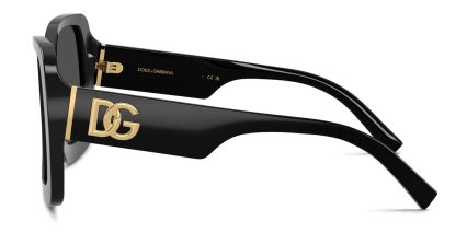 Dolce & Gabbana DG4513 Black, Gray glasses - Black / Gray - Side View