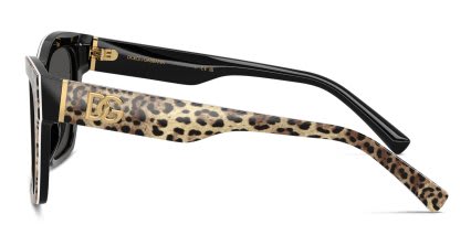 Dolce & Gabbana DG4512 Brown, Black, Gray glasses - Brown / Black / Gray - Side View