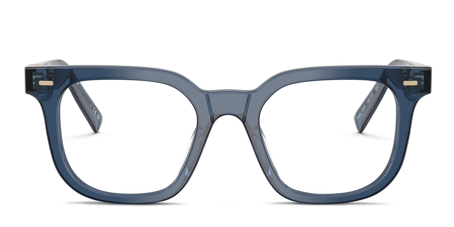Miu Miu MU06XV Blue, Clear glasses - Blue / Clear - Frontal View