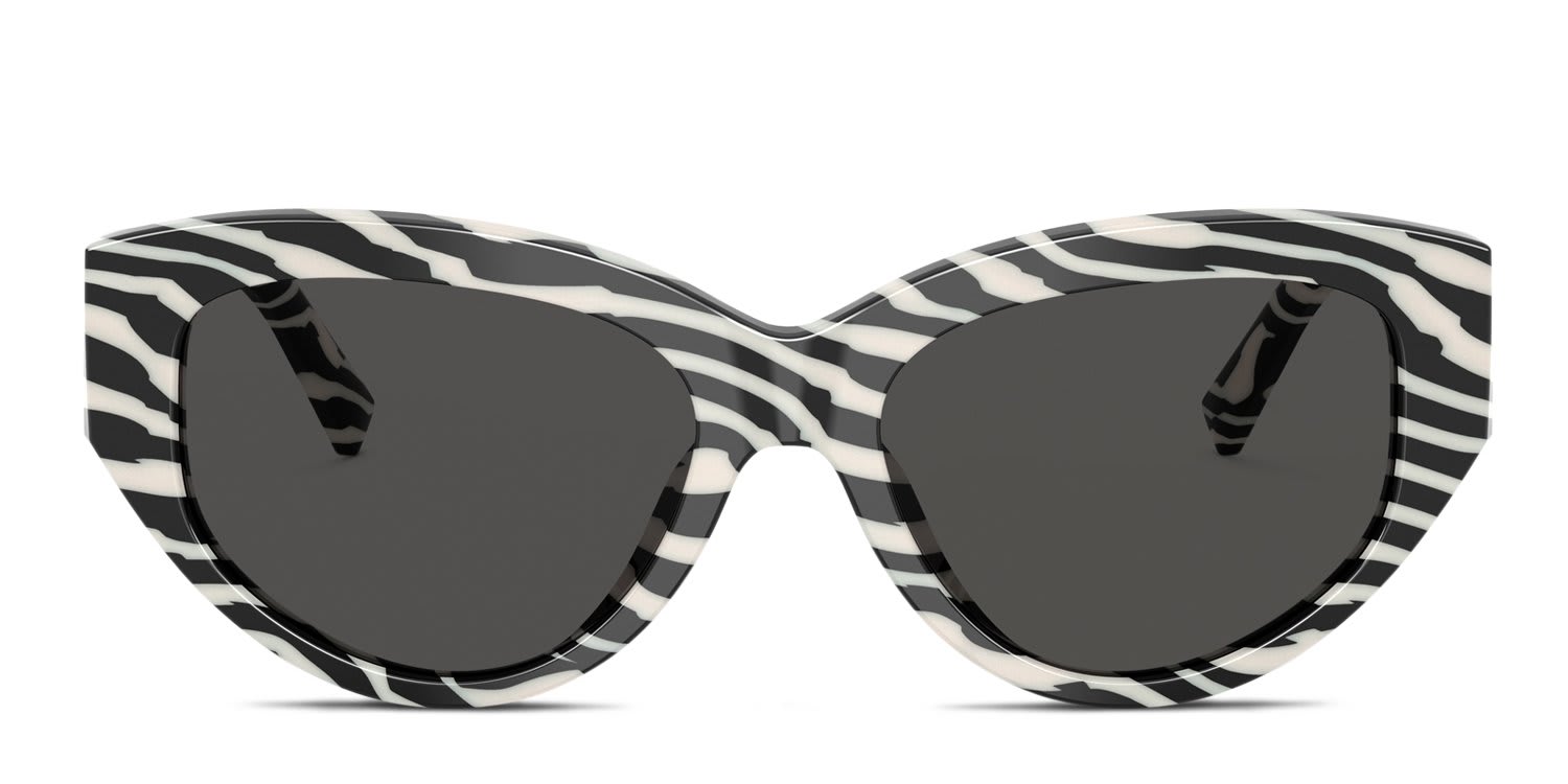 Dolce & Gabbana DG4514 White, Gray glasses - White / Gray - Frontal View