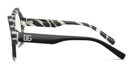 Dolce & Gabbana DG3429 Black glasses - Black - Side View