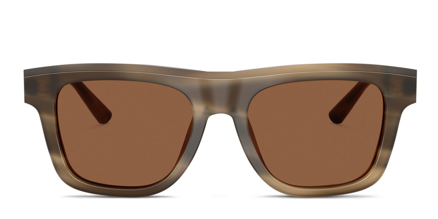 Dolce & Gabbana DG4521 Multicolor, Brown, Bronze glasses - Multicolor / Brown / Bronze - Frontal View
