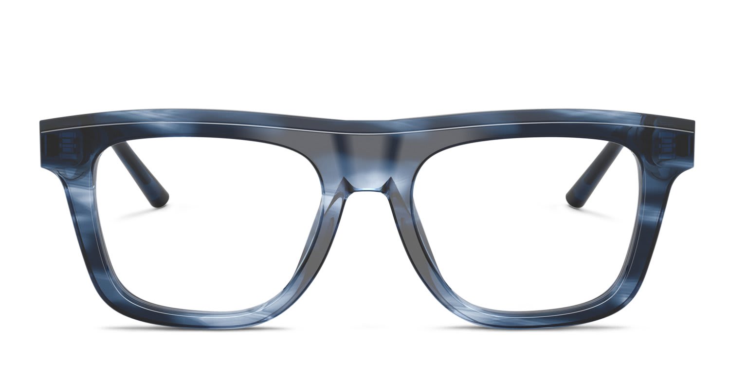Dolce & Gabbana DG3434 Multicolor, Blue glasses - Multicolor / Blue - Frontal View