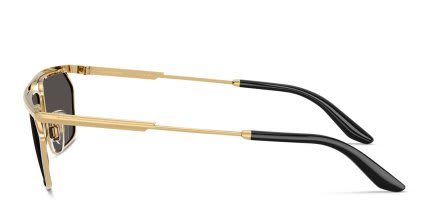 Dolce & Gabbana DG2327 Gold, Silver, Gray glasses - Gold / Silver / Gray - Side View