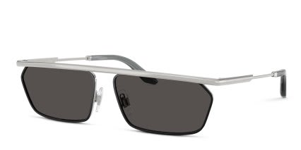 Dolce & Gabbana DG2327 Silver, Black, Gray glasses - Silver / Black / Gray - Angle View