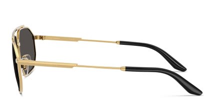 Dolce & Gabbana DG2328 Gold, Silver, Gray glasses - Gold / Silver / Gray - Side View