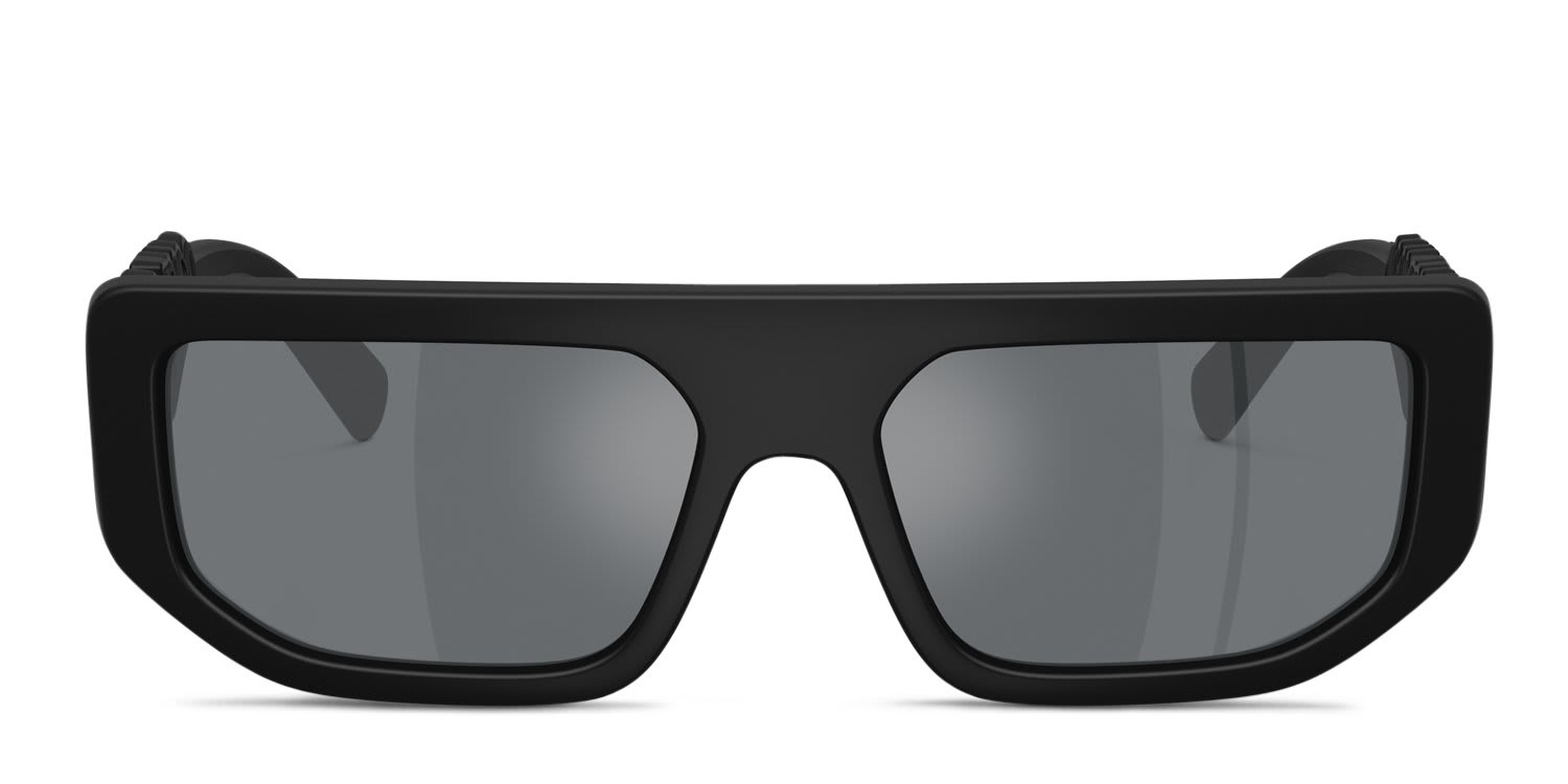 Dolce & Gabbana DG6203 Black, Gray glasses - Black / Gray - Frontal View