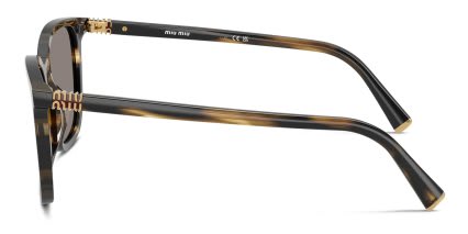 Miu Miu MUB03S Multicolor, Brown, Gray glasses - Multicolor / Brown / Gray - Side View