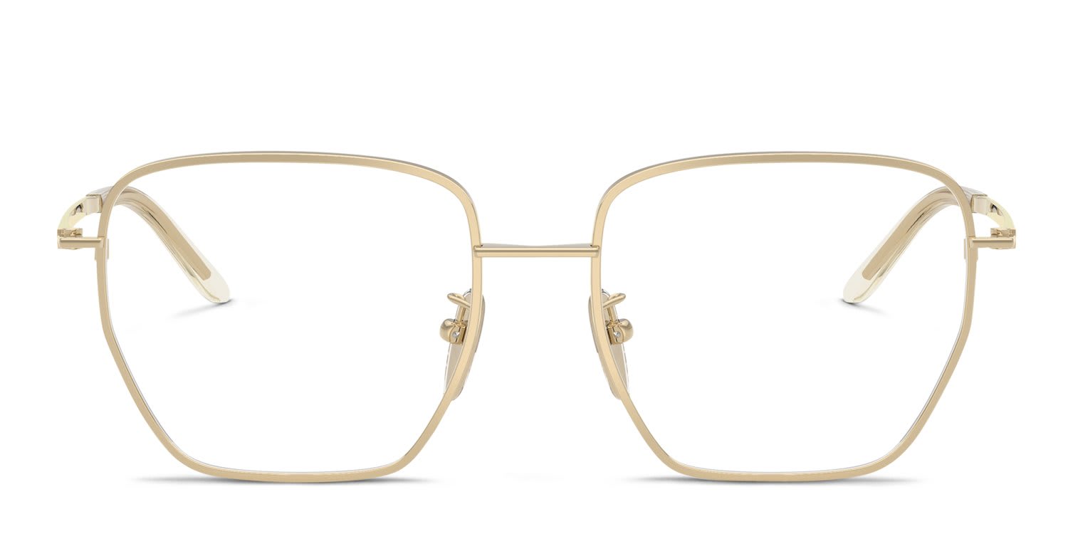 Prada PRC51VD Gold glasses - Gold - Frontal View