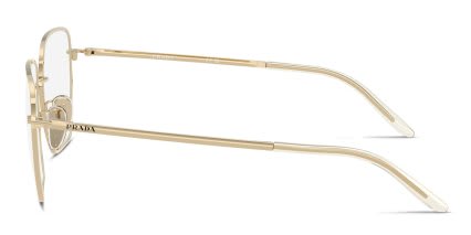 Prada PRC51VD Gold glasses - Gold - Side View
