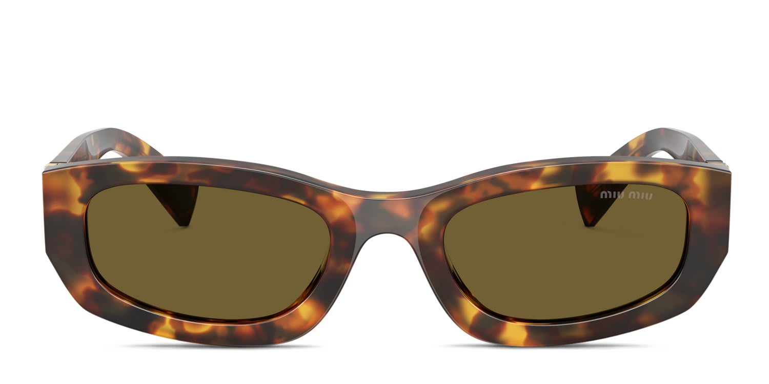 Miu Miu MUB04S Tortoise, Bronze, Brown glasses - Tortoise / Bronze / Brown - Frontal View