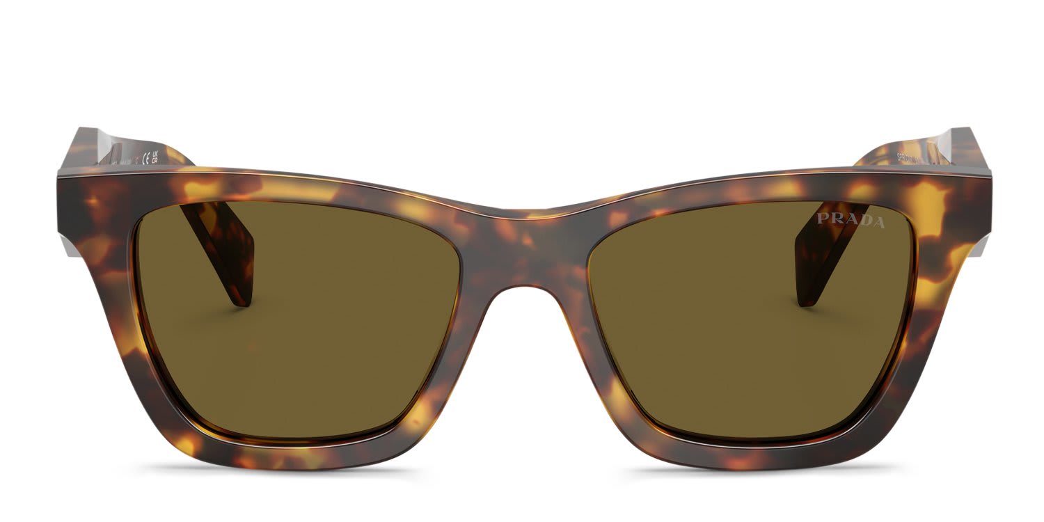 Prada PRC07S Bronze, Tortoise, Brown glasses - Bronze / Tortoise / Brown - Frontal View