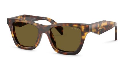 Prada PRC07S Bronze, Tortoise, Brown glasses - Bronze / Tortoise / Brown - Angle View