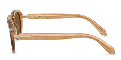 Giorgio Armani AR8244 Yellow, Tortoise, Brown glasses - Yellow / Tortoise / Brown - Side View