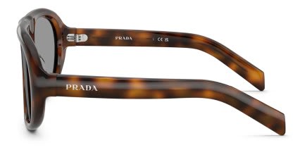 Prada PRC05S Tortoise, Gray glasses - Tortoise / Gray - Side View