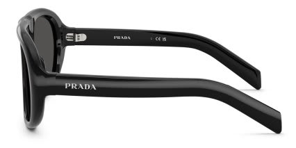 Prada PRC05S Black, Gray glasses - Black / Gray - Side View