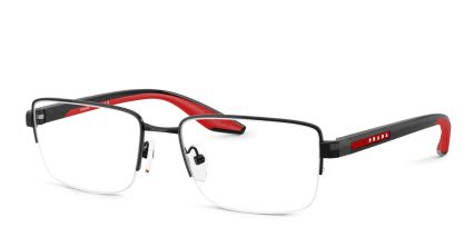 Prada Linea Rossa PS51SV Black glasses - Black - Angle View