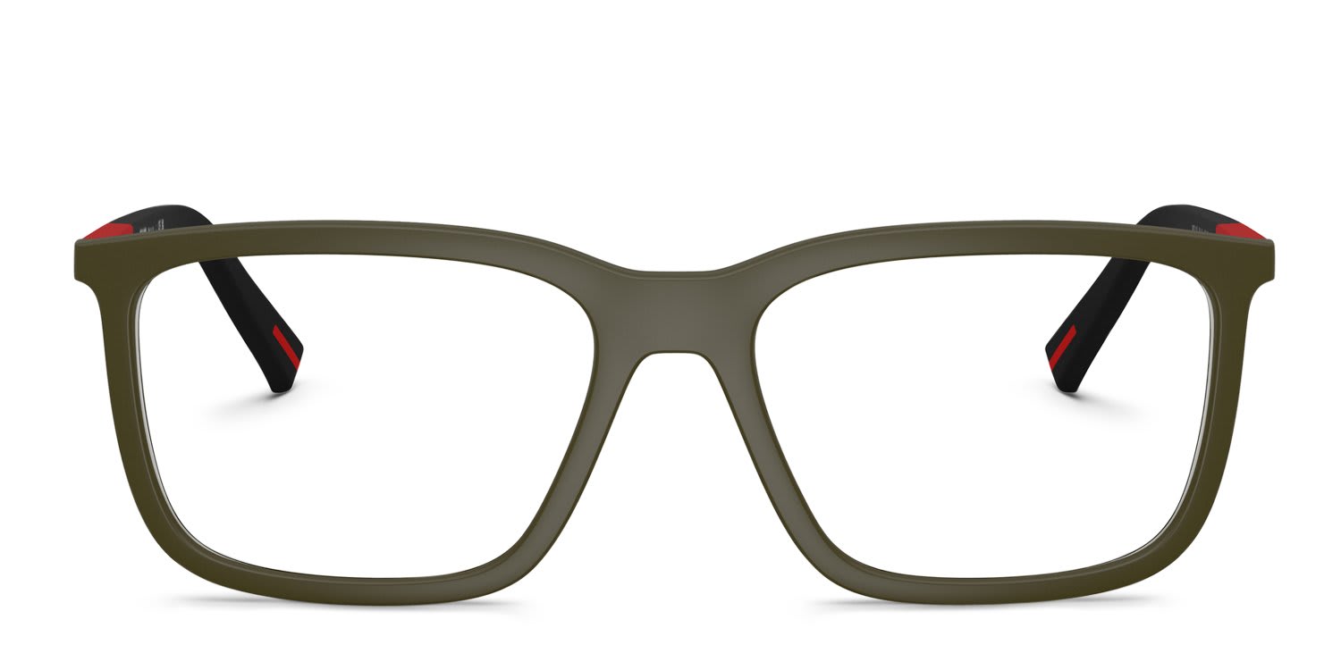 Prada Linea Rossa PS01SV Green glasses - Green - Frontal View