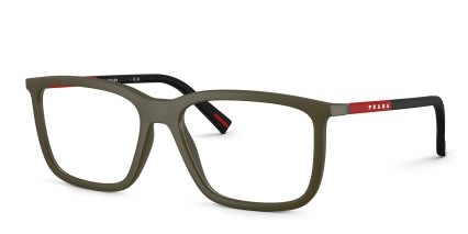 Prada Linea Rossa PS01SV Green glasses - Green - Angle View