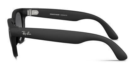 Ray-Ban Meta AI Glasses RW4013 (Gen 2.0) Headliner Matte Black glasses - Matte Black - Side View