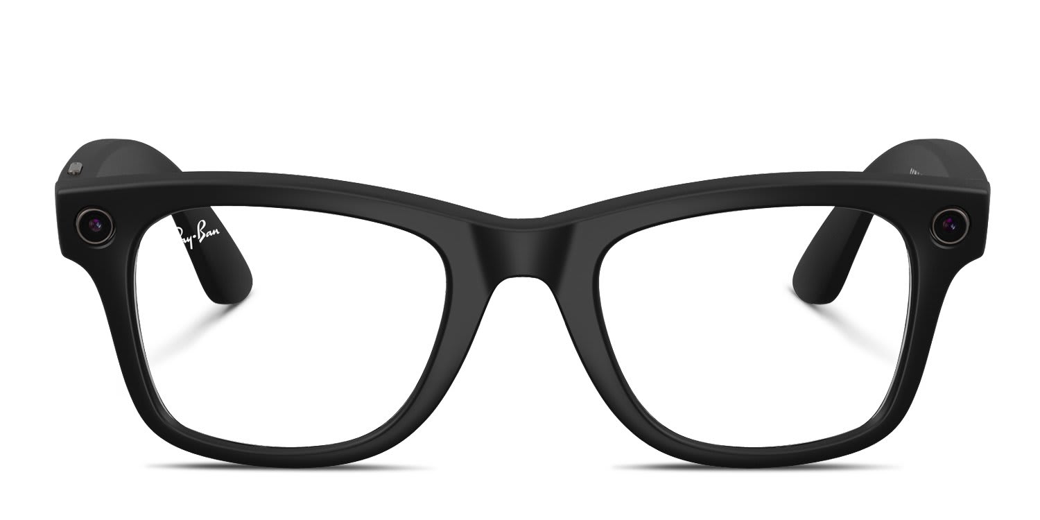 Ray-Ban Meta AI Glasses RW4012 (Gen 2.0) Wayfarer Matte Black glasses - Matte Black - Frontal View