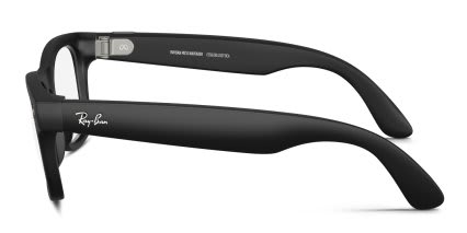 Ray-Ban Meta AI Glasses RW4012 (Gen 2.0) Wayfarer Matte Black glasses - Matte Black - Side View
