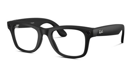 Ray-Ban Meta AI Glasses RW4012 (Gen 2.0) Wayfarer Matte Black glasses - Matte Black - Angle View
