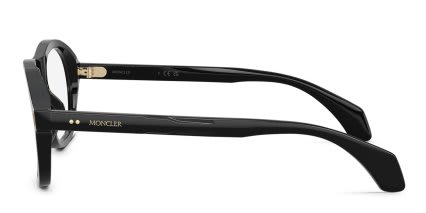 Moncler ME2025U Black glasses - Black - Side View