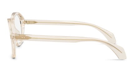 Moncler ME2025U Clear, Beige glasses - Clear / Beige - Side View
