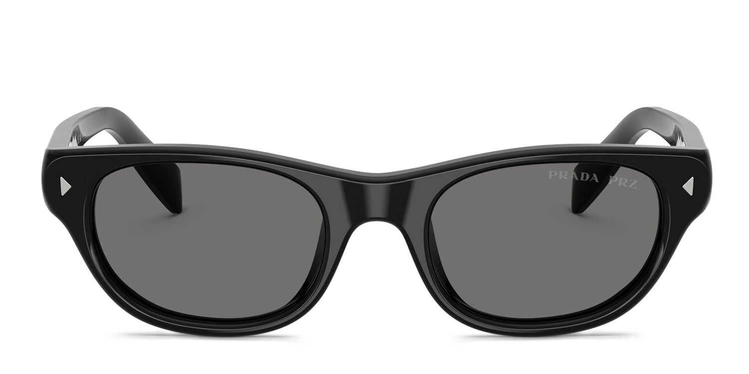 Prada PRC08S Black, Gray glasses - Black / Gray - Frontal View