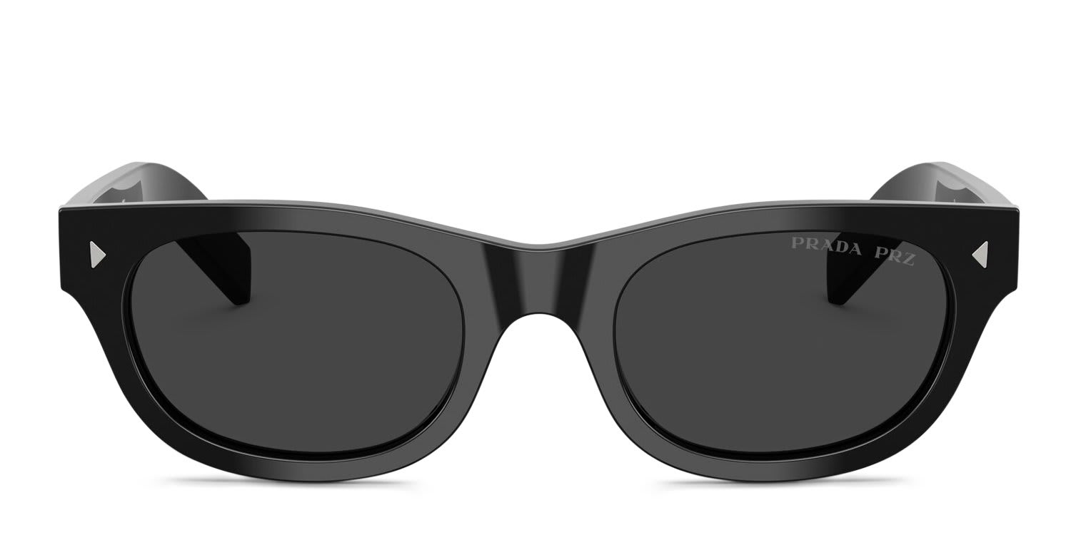Prada PRC09S Black glasses - Black - Frontal View