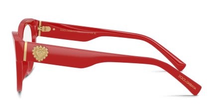 Dolce & Gabbana DG3440 Red glasses - Red - Side View