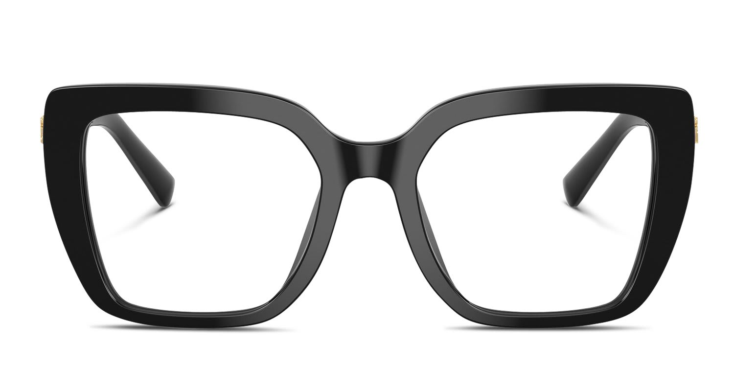 Dolce & Gabbana DG3441 Black glasses - Black - Frontal View
