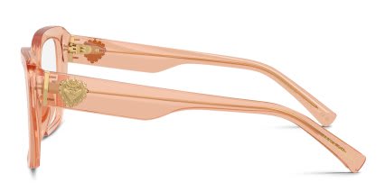 Dolce & Gabbana DG3441 Beige, Clear glasses - Beige / Clear - Side View
