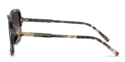 Dolce & Gabbana DG4539 Gray, Tortoise glasses - Gray / Tortoise - Side View