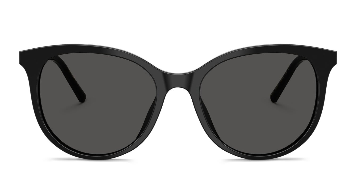 Dolce & Gabbana DG4540 Black, Gray glasses - Black / Gray - Frontal View