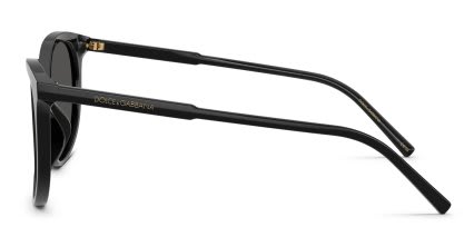 Dolce & Gabbana DG4540 Black, Gray glasses - Black / Gray - Side View