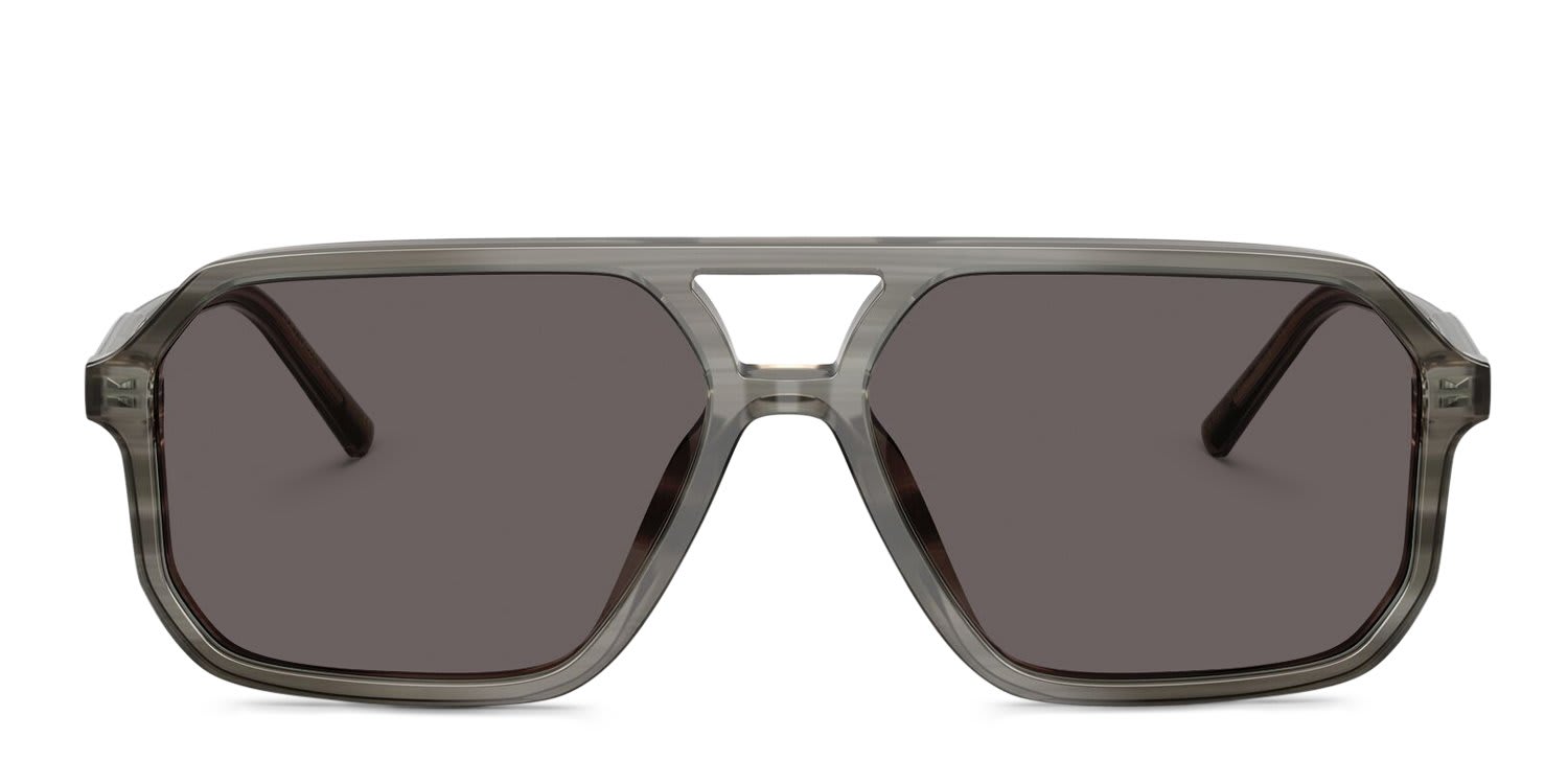Dolce & Gabbana DG4541 Clear, Gray, Multicolor, Black glasses - Clear / Gray / Multicolor / Black - Frontal View