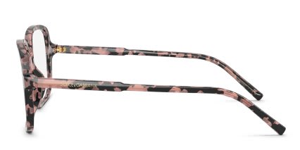 Dolce & Gabbana DG3442 Pink, Tortoise glasses - Pink / Tortoise - Side View