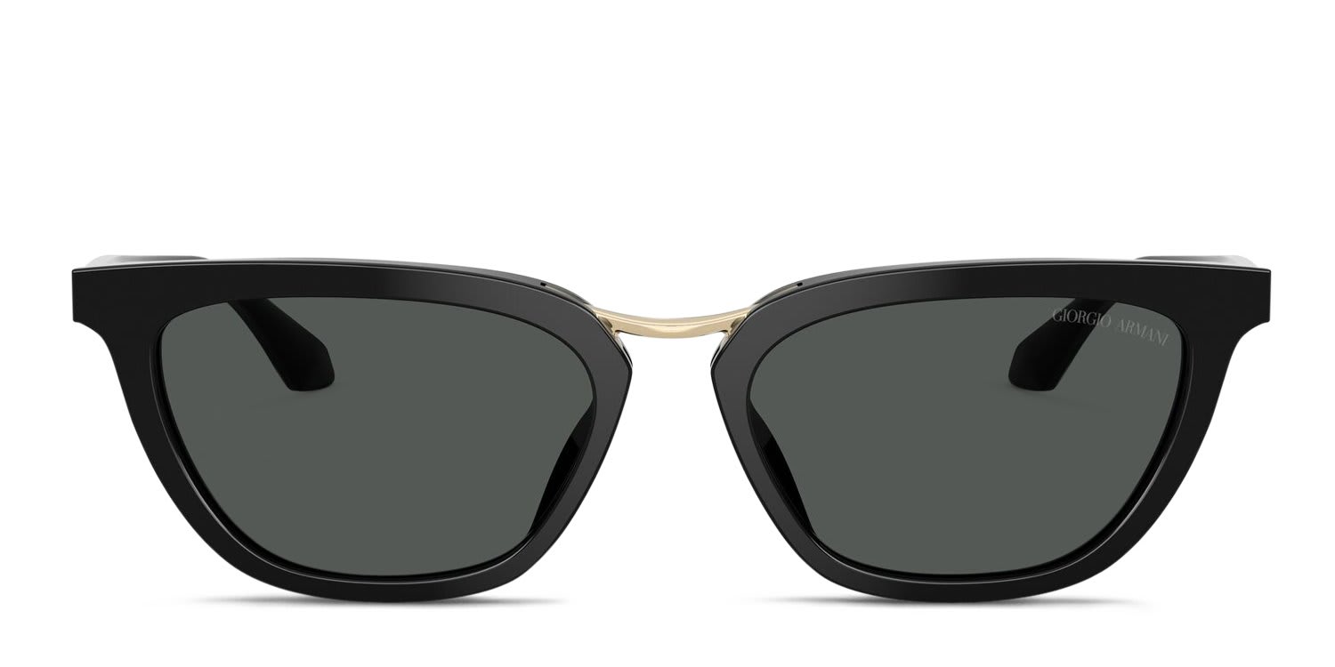 Giorgio Armani AR8253U Black, Gray glasses - Black / Gray - Frontal View